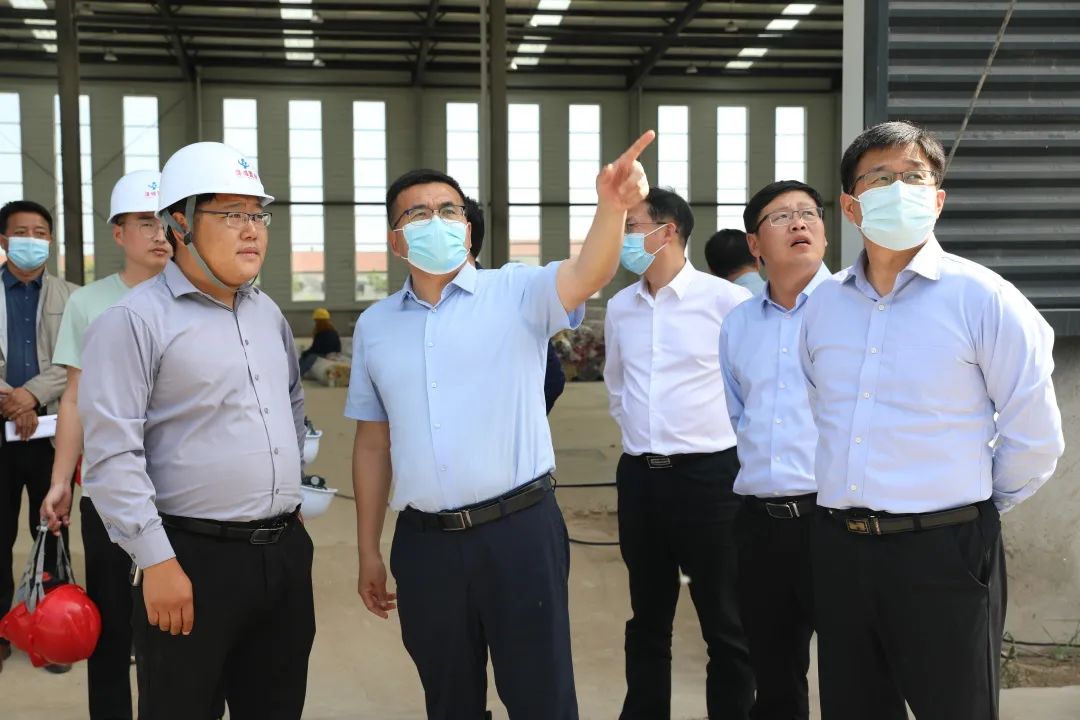 利津县政府领导一行莅临诚城·利津新材料产业园观摩调研，全力推进项目建设和园区发展